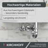 Kirchhoff 98848118 Immersion Pipe for Siphon 25 cm Chrome, Pipe