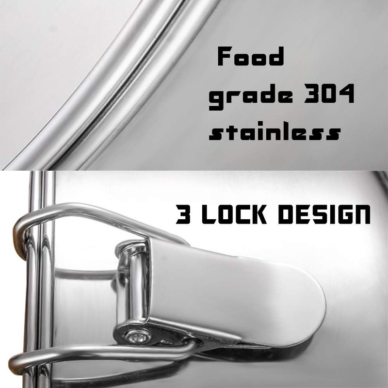 Molde de flan con tapa, sartén de acero inoxidable para