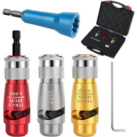 Herramienta para Pelar y Torcer Cables, Pelacables de Taladro, Herramienta de Torsión Rápida de Alambre para Torsión de Tuercas de Alambre Para Taladro Eléctrico, Pelar Rápido Juego (BXQ-KIT)