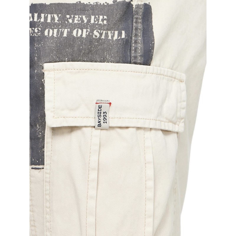 Indicode Men's Jaramillo Cargo Shorts with 6 Pockets, 100% Cotton,