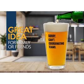 Director Sarcasm Pint Glass 16oz -Coordinating Teams - Funny Production Director Gifts Efficiency Workflow Strategist Operational Specialist