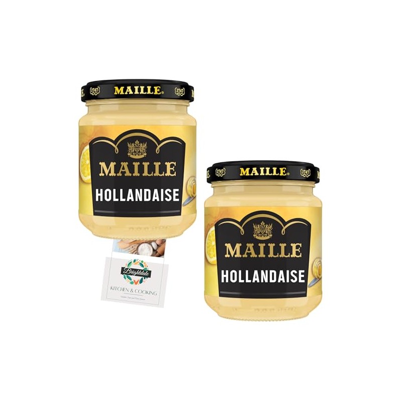 Hollandaise Sauce Bundle with Maille Hollandaise Sauce 185g 2 Pack