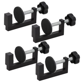 G Clamp Woodwork Fixture Universal Adjustable Screw, 4pcs Universal Desktop Fixture Woodworking DIY Project Heavy-Duty Universal Wood Fixture Parts for Building & Automobile Maintenance