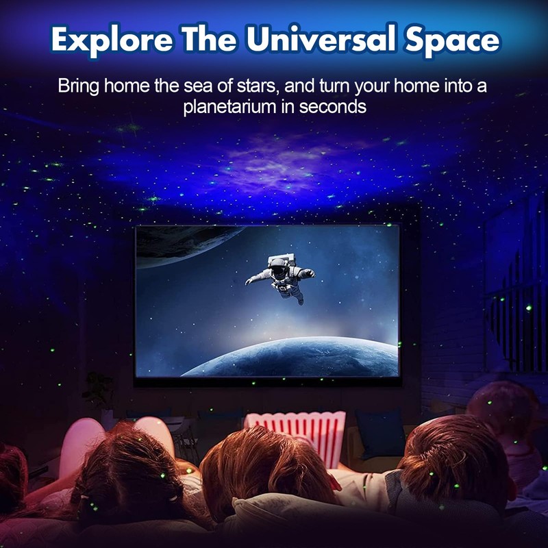 TUXOIUBA Astronaut Galaxy Projector with Nebula, Astronaut Projector Astronaut Light