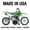 BYP-TW Adjustable Height Kawasaki KLX110 KIDS YOUTH UNIVERSAL TRAINING WHEELS