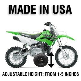 BYP-TW Adjustable Height Kawasaki KLX110 KIDS YOUTH UNIVERSAL TRAINING WHEELS KLX 110