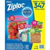 Ziploc Storage Bags, Various Sizes, 347 ct. ( 1 pack
