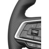 Black Genuine Leather Steering Wheel Cover for Subaru Outback 2018-2025/