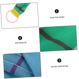 SAFIGLE 2Pcs Exfoliating Bath Towels Dual Sided Back Scrubber for Shower Gentle Body Cleaning Compact and Lightweight Design for Daily Use and Dead Skin Removal Green Blue