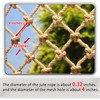 Jute Hemp Rope Nets for Safety and Decoration: Indoor &