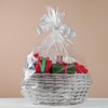 Morepack Shrink Wrap Bags for Gift Baskets, 24x30 inches Clear