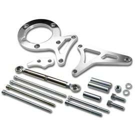 DNA MOTORING Alternator Bracket Power Steering Bracket Compatible with 79-95 Mustang, ABK-RC4306