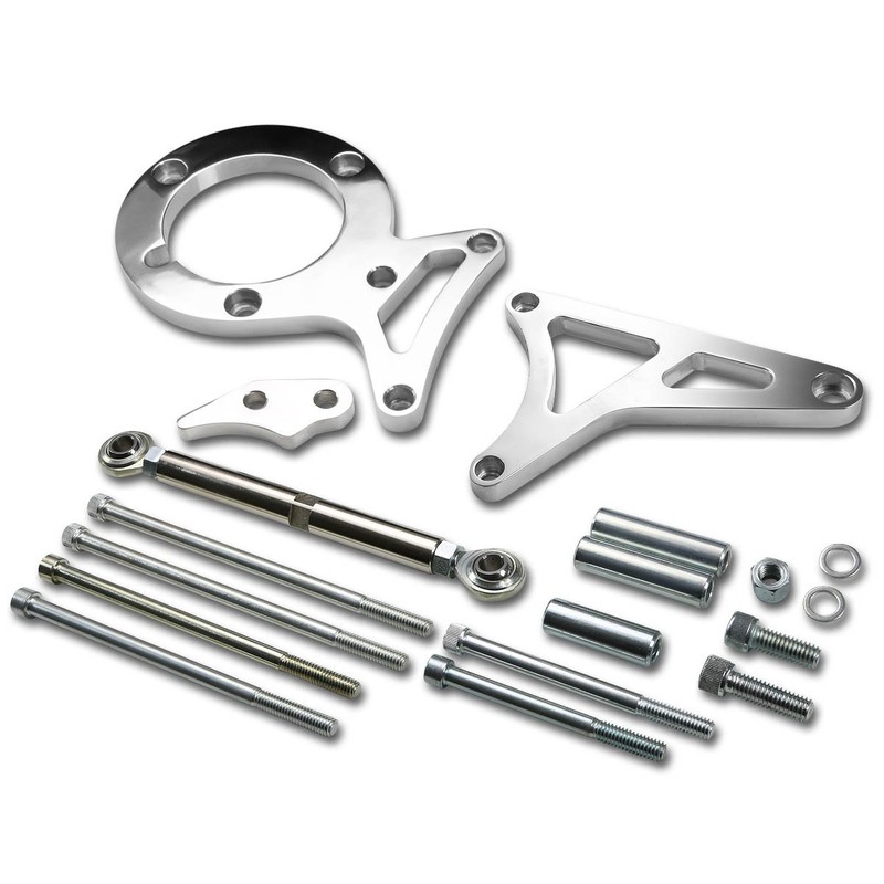 DNA MOTORING Alternator Bracket Power Steering Bracket Compatible with 79-95