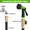 NEXCOVER Garden Hose Nozzle Sprayer - 7 Adjustable Watering Patterns