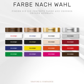 House Number Sign PVC Engraved Plate 15 x 10 cm 21 Colours Available (Bordeaux)