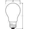 LED GLS 7.2W (60W eqv.) E27 2700K CRi97 Opal Dimmable