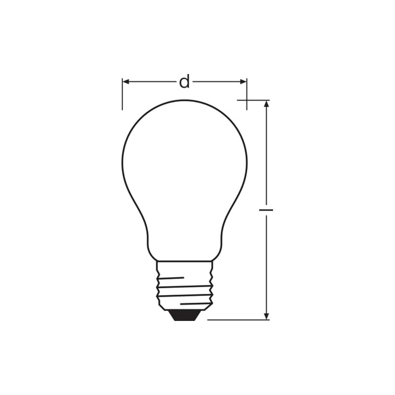 LED GLS 7.2W (60W eqv.) E27 2700K CRi97 Opal Dimmable