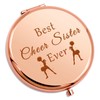 Best Cheer Sister Ever Compact Mirror Cheer Sister Gifts Cheerleading