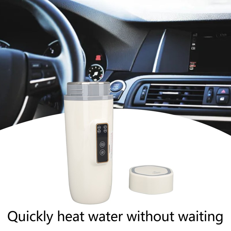 350ml Electric Travel Kettle with Digital Display Non Slip Waterproof