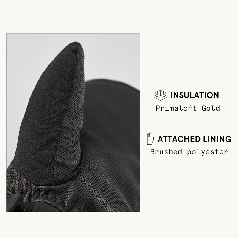 Hestra Ferox Primaloft Children's Mittens Black