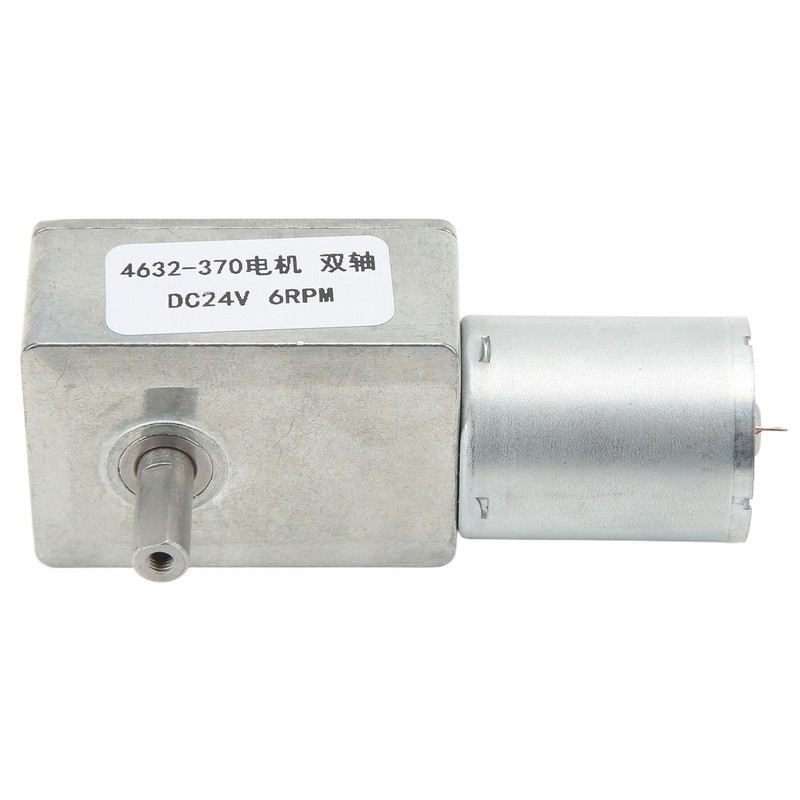 DC24V Double Shaft Worm Gear Motor 4632‑370 High Accuracy Speed