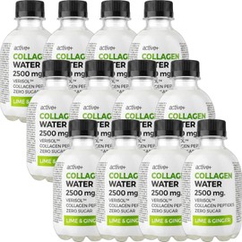Active+ Collagen Water 2500mg VERISOL™ Lime & Ginger 12x240ml