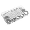 CHILDWEET Sturdy Steel 320pcs External Snap Retaining Clips d Ring