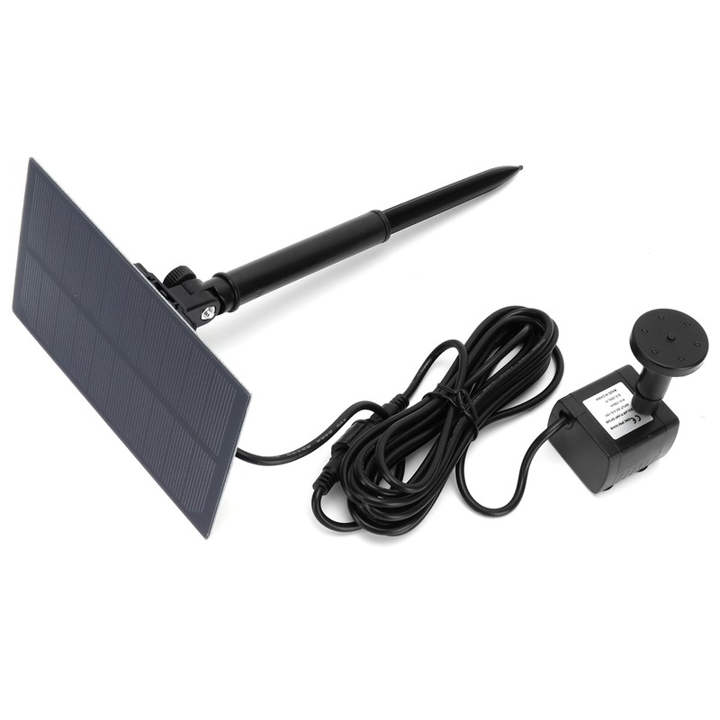 Solar Powered Fountain Outdoor Square 5V Floating Bird Bath Fountain