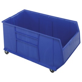 FSE 373-QRB256MOBBL RackBin 42" Containers, Mobile, 41-7/8"L x 23-7/8"W x 20-1/2"H, for use with 42"D Pallet Racks, Blue, Made in USA