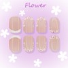 RIICFDD Spring Press on Nails Pink Fake Nails Short Square