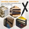 2 Pairs of 12 Inch Duty Drawer Slides,Cabinet Slides 3-Section