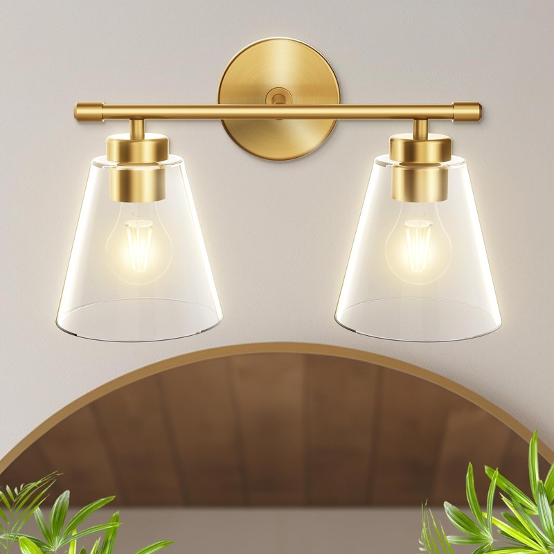 Hamilyeah Bathroom Vanity Light Fixtures Over Mirror, 2 Light Wall