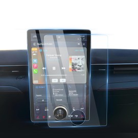 [Upgrade] Karltys 2 Pack Screen Protector[No Glare & Fingerprint] for 2021-2025 Mustang Mach-E/2022-2025 Ford F-150 Lightning and 2022-2024 Ford Expedition 15.5-Inch Touchscreen, Navigation Display Tempered Glass Anti Glare