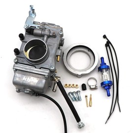 KIPA Smoothbore Carburetor For Mikuni HSR45 HSR 45mm Fit big bear chopper Electra Glide Road King Heritage Softail Fat Boy Softail Deluxe Big Twin Accelerator Pump Top Performance # TM45-2K