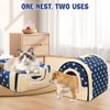 Umllpet Plush Cat House, Cat Cave Bed with Fluffy, Plush
