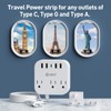 Unidapt Cruise Approved Power Strip, Non Surge, US to Europe
