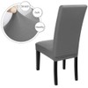 Chair Covers Grey for Dining Chairs, Chair Covers Stretch, Set
