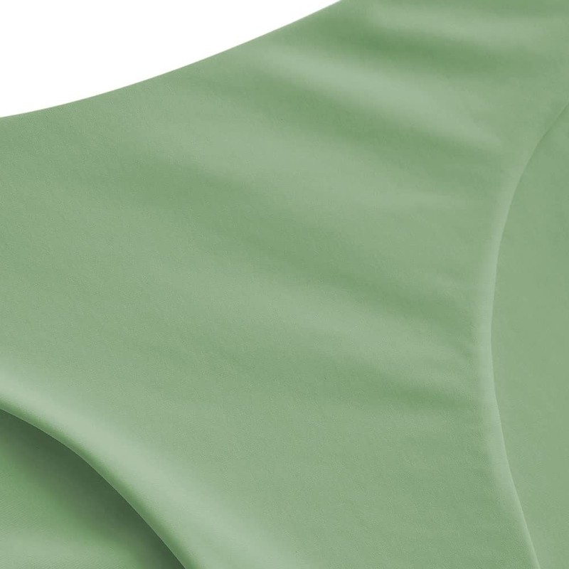 ZAFUL Women's Solid Spaghetti Strap Bralette Bikini Set Two Piece