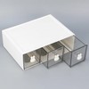 QWORK® Stackable Tea Organiser 23 x 17 x 8 cm