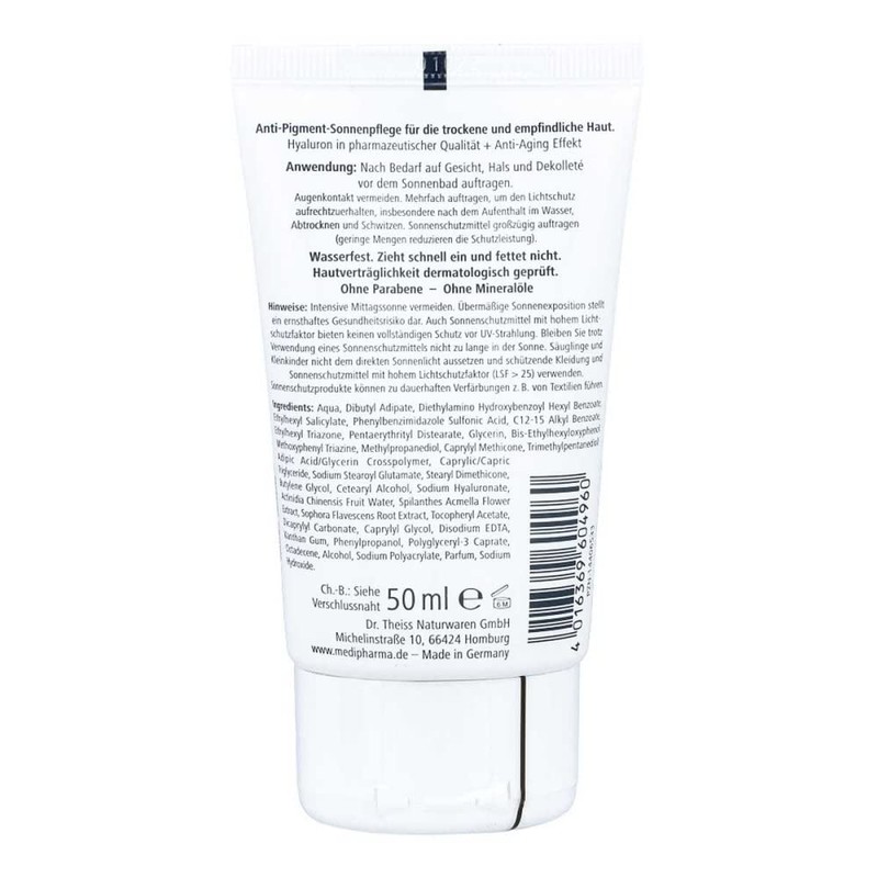 Hyaluron Sun Care Anti-Pig and Anti-Age SPF 50 50 ml