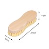 Novaliv 2 x Wooden Cleaning Brush with Plastic Bristles, Robust