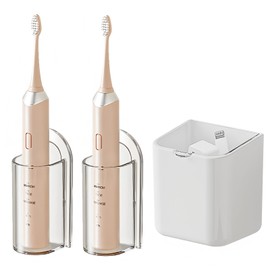 VZLYMTV Soporte Cepillo de Dientes Eléctrico 3 en 1 - Organizador de Pared Sin Perforación Con Estante de Almacenamiento y Drenaje Integrado, Compacto para Cepillos Dentales y Cargadore