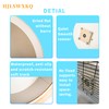 HJLSWXKQ 10inch Wall-Mount Silent Hamster Wheel, Wooden Small Animal Exercise