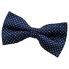 Retreez Men Modern Mini Polka Dots Woven Microfiber Pre-tied Bow