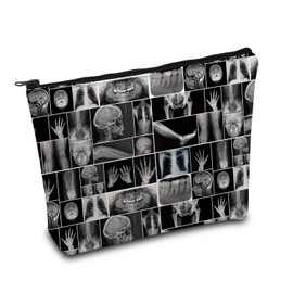 KUIYAI Röntgen-Geschenk, Röntgen-Geschenk, Geschenk für Radiologie-Techniker, Arzt-Thema, Reißverschlusstasche, X Ray Baguk, modisch