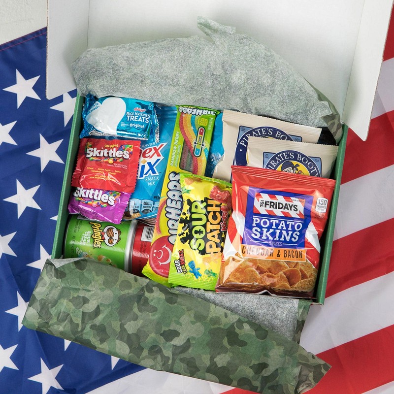 Military Small Easter Snack Box (30 Piece Variety Gift Basket
