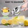 Vakoo Lemon Squeezer - Large, Heavy-Duty, Sturdy Metal Manual Juicer
