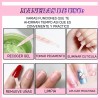 Noved 600 Piezas Palitos De Naranjo Glitter Para Uñas Cutículas