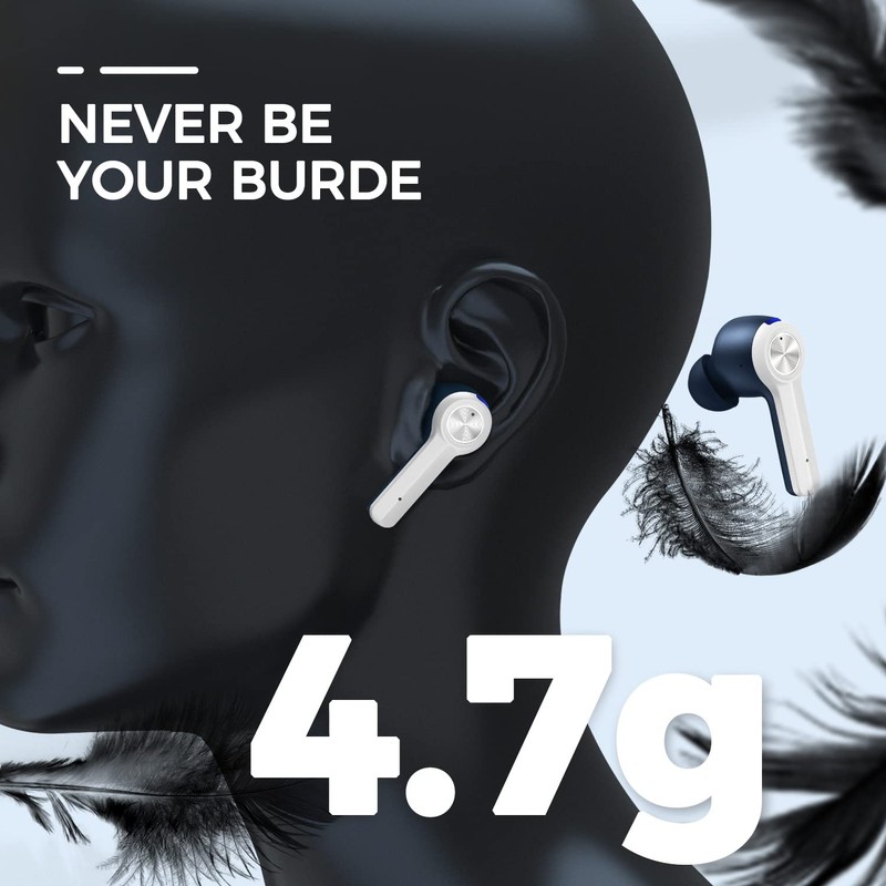 True Wireless Earbuds, OneOdio F2 Hi-Fi Stereo Headphones with Mics,