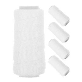 minkissy 5 Rolls Face Epilator Thread for Women and Chin Easy Hair Removal Cotton Thread for Threading Machine Face Thread for Hair Removal Thread Face Thread White